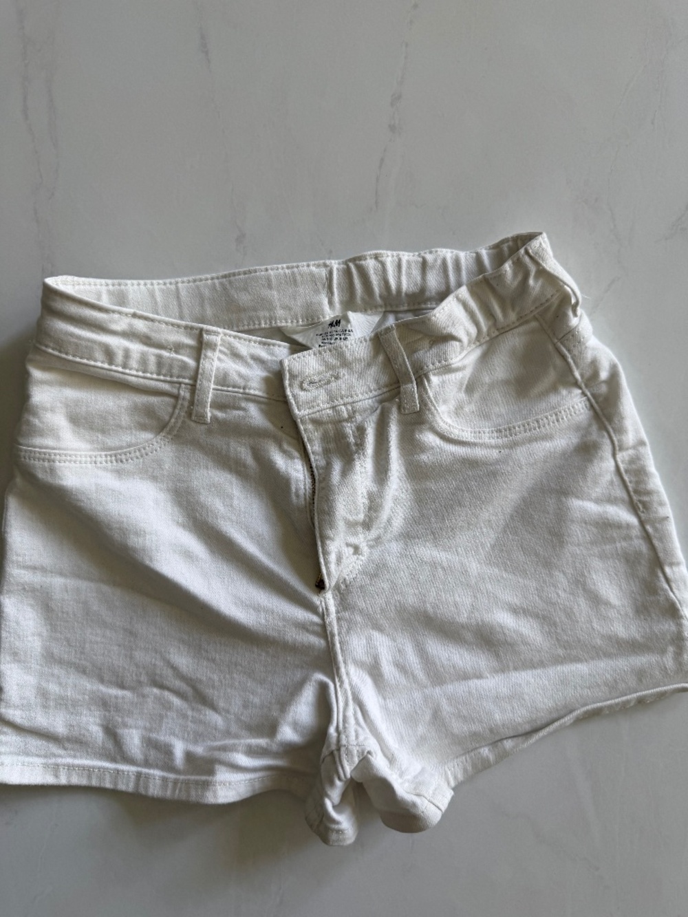 White shorts